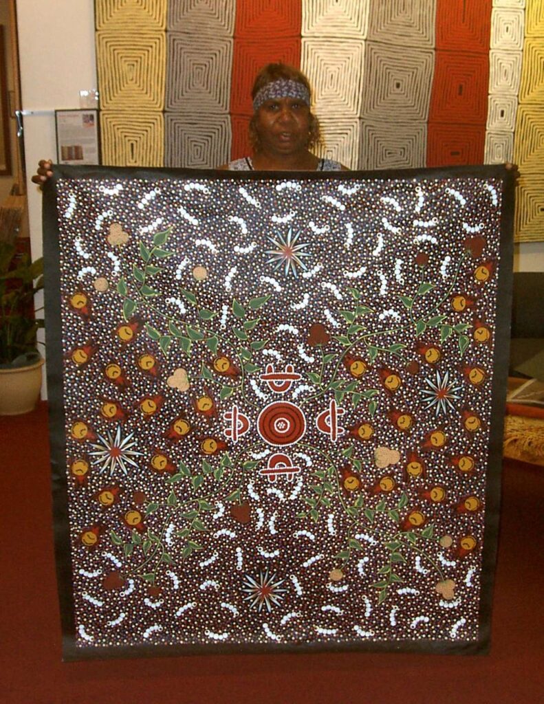 Sonda Turner ‘Bush Tucker’ - AAIA Aboriginal Art